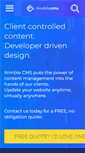 Mobile Screenshot of nimblecms.com